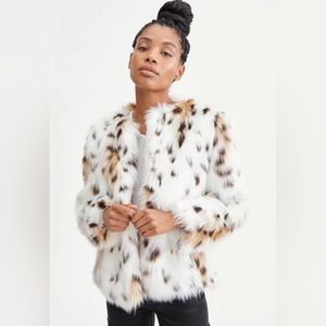 7 For All Mankind Snow Leopard Jacket